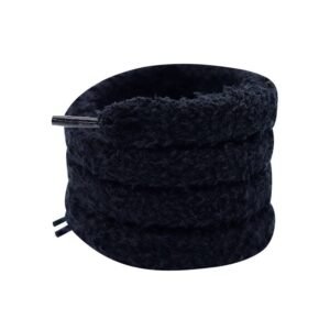 Lacet peluche noir cleansneakers