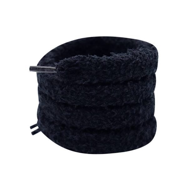 Lacet peluche noir cleansneakers