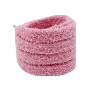 Lacet peluche rose cleansneakers